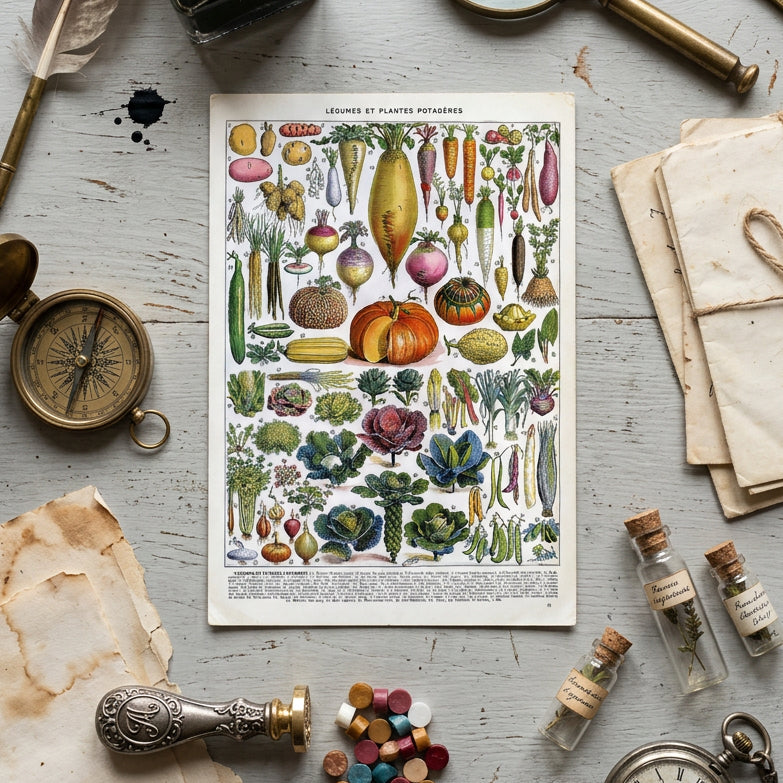 Victorian Birds, Bees, Bugs & Botanical Postcards | Pack of 8